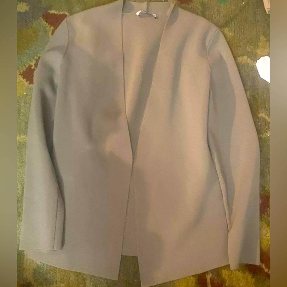 MM Lafleur Size S Jardigan Beige / Neutral Jacket Open Front Cardigan